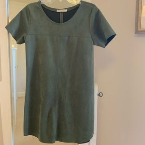 Suede dress